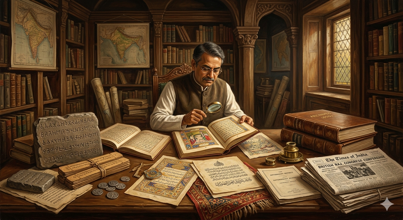 evolution of sources in indian history